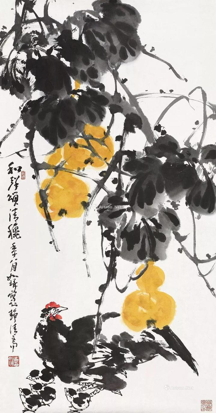 崔如琢大师的花鸟画果然名不虚传