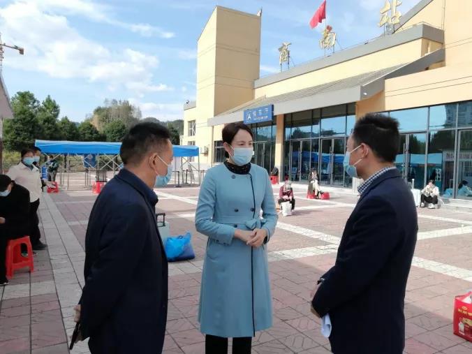 陕西商洛商南县长刘华督导检查巩固脱贫攻坚成果后评估和常态化疫情