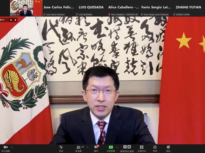 驻秘鲁大使梁宇出席秘鲁太平洋大学和中国社科院世界经济与政治研究所