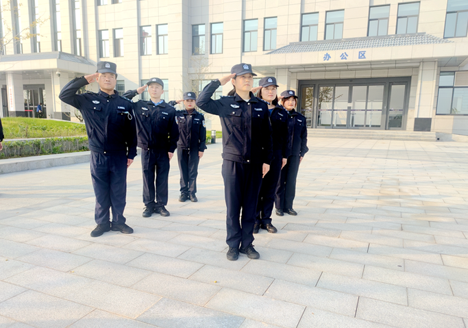 陕西渭南富平县看守所组建应急处突中队并开展警务实战集训活动