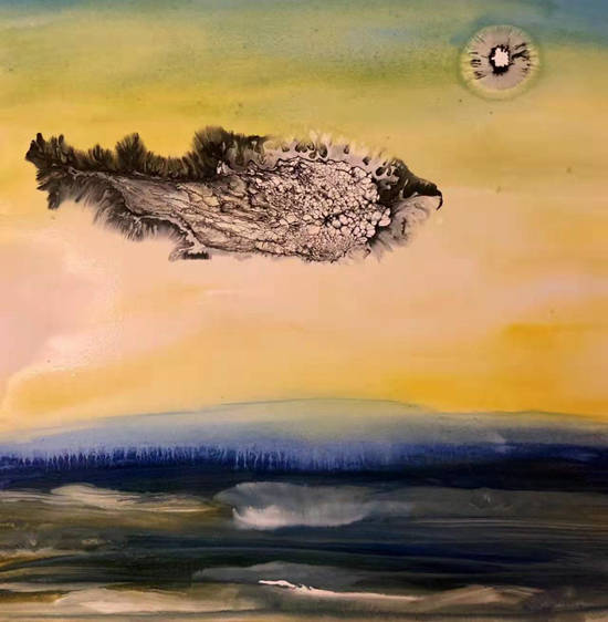 中国抽象水墨 —— 刘泽个展"未来已来 菡华飞宇"在北京大学开幕