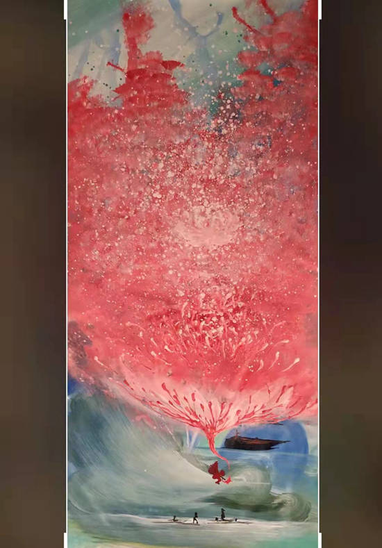 中国抽象水墨 —— 刘泽个展"未来已来 菡华飞宇"在北京大学开幕