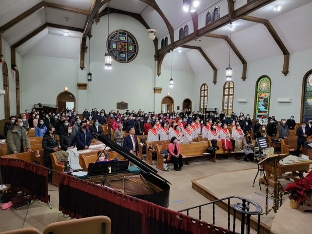 纽约闽恩教会各堂联合圣诞聚会