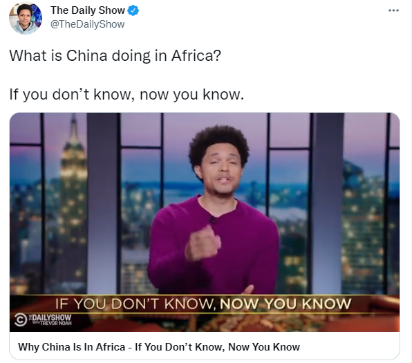 拿这件事儿喷中国美国脱口秀主持人崔娃翻车被非洲网友大骂忘本