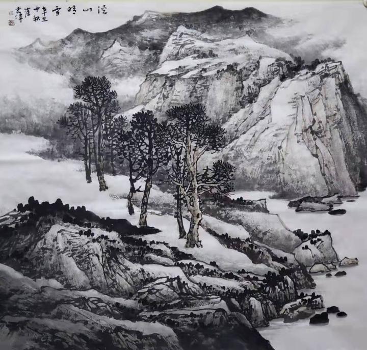 艺海徜徉写尽山川韵悠长赏析崔宏伟的山水画