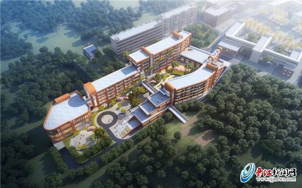 磁灶中学扩容建设项目概况:项目占地面积67489.