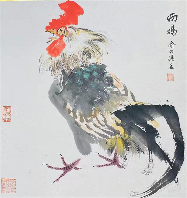 把美好融入子丑寅卯 俞柏鸿激情创作十二生肖图