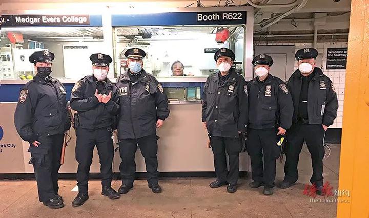 看到警察就不敢做乱布碌仑华人辅警加强地铁巡逻见效显著