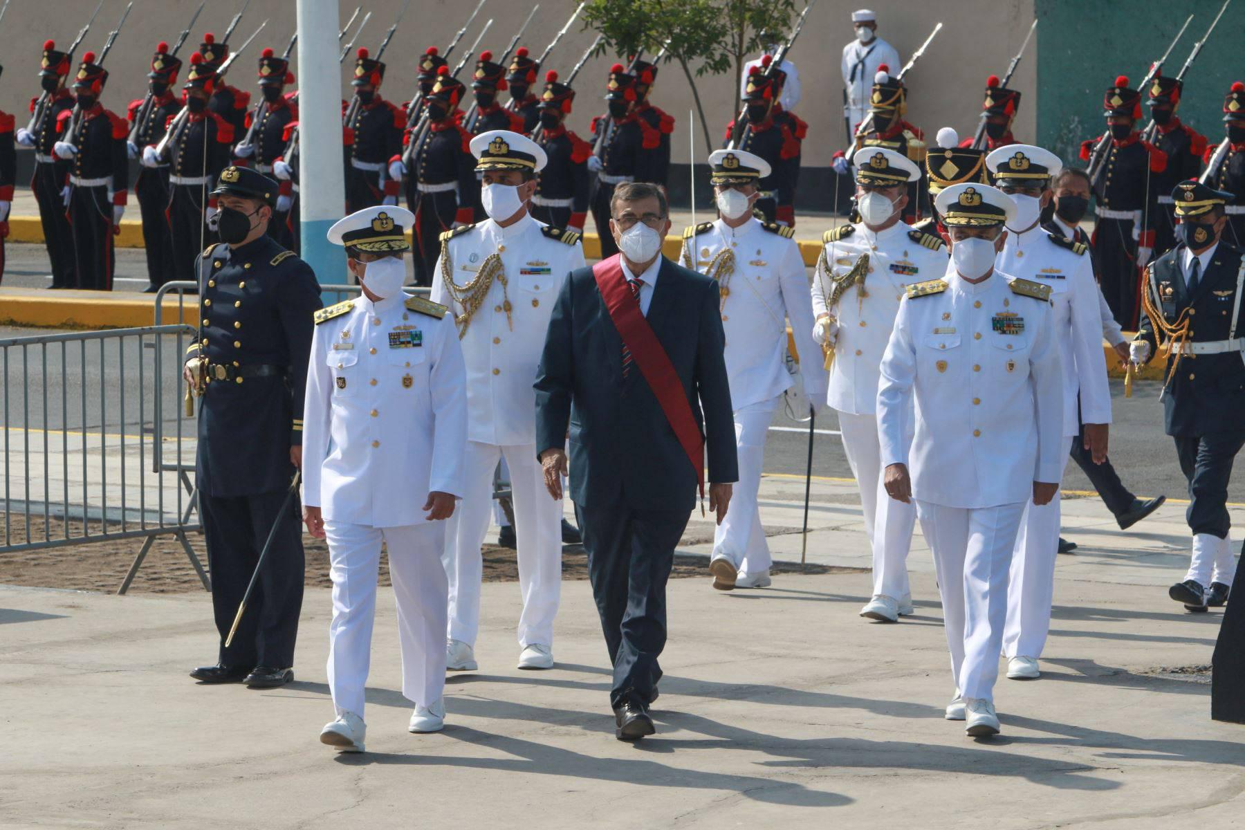 今天秘鲁海军在卡亚俄纪念5月2日海战156周年