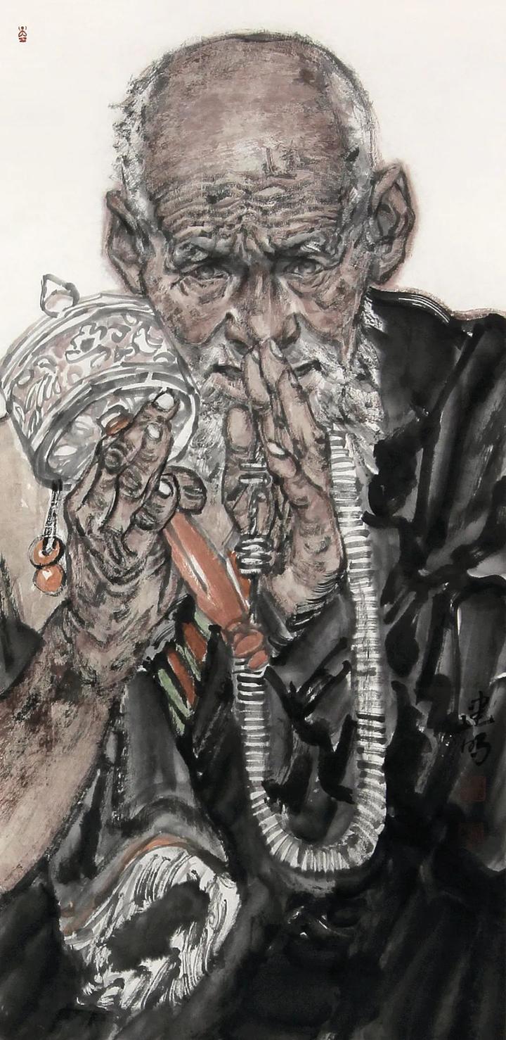 郭建明为人民而歌河南省优秀青年画家写生作品网络展