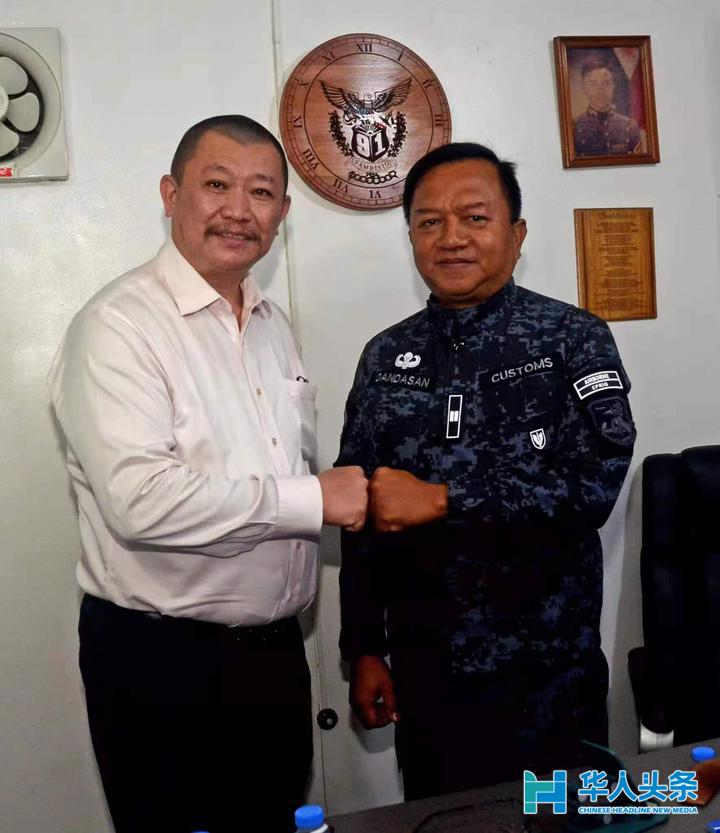 菲律宾福建总商会会长吴清泉先生礼访菲律宾海关局