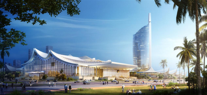 翔安又上央视啦!厦门最大会展中心主体结构封顶_加纳_新闻_华人头条