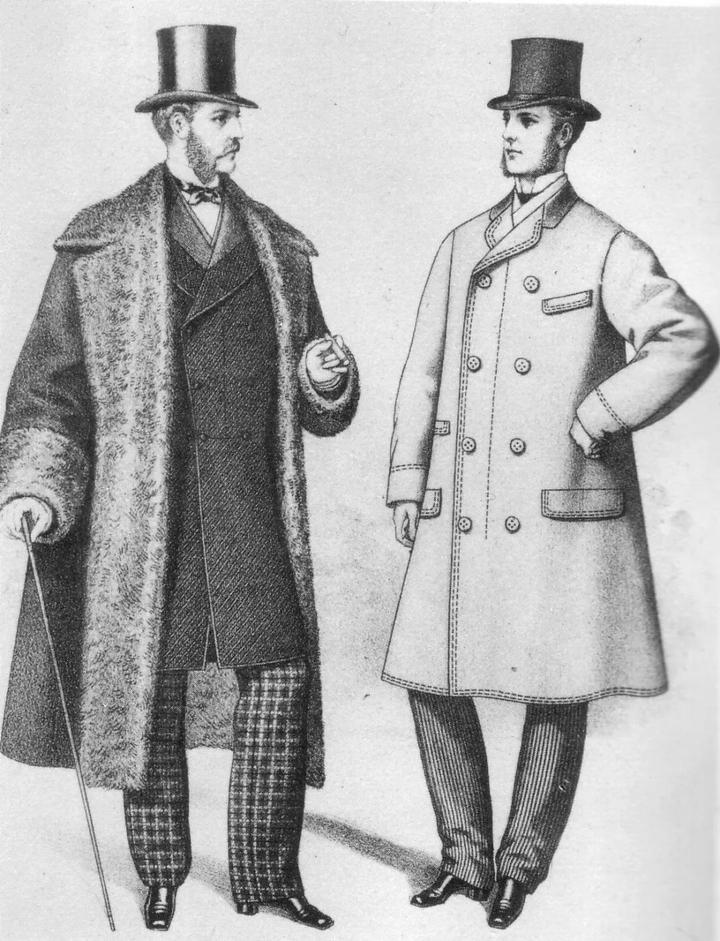 19世纪英国男性服饰图片