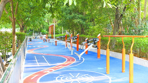 近日蔡塘运动中心正式亮相,成为首批启用的新建近邻体育场所.