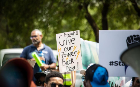 FILE: Civil society organisation Stand Up SA gathered demonstrators to march to Eskom's headquarters on 2 February 2023. Picture: Rejoice Ndlovu / Eyewitness News