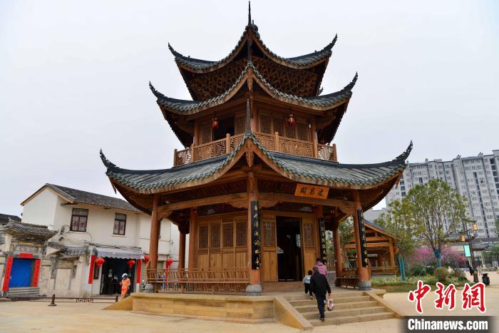 (新春走基层)"客家祖地"福建连城:老街区焕发新活力