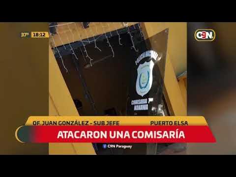 Atacaron una comisaría en Puerto Elsa - YouTube