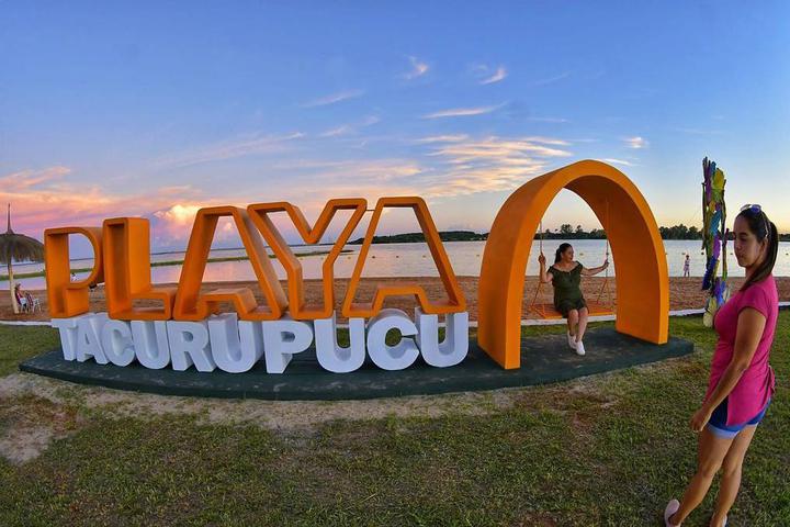 La Nación / Itaipú habilita la playa Tacurú Pucú de Hernandarias