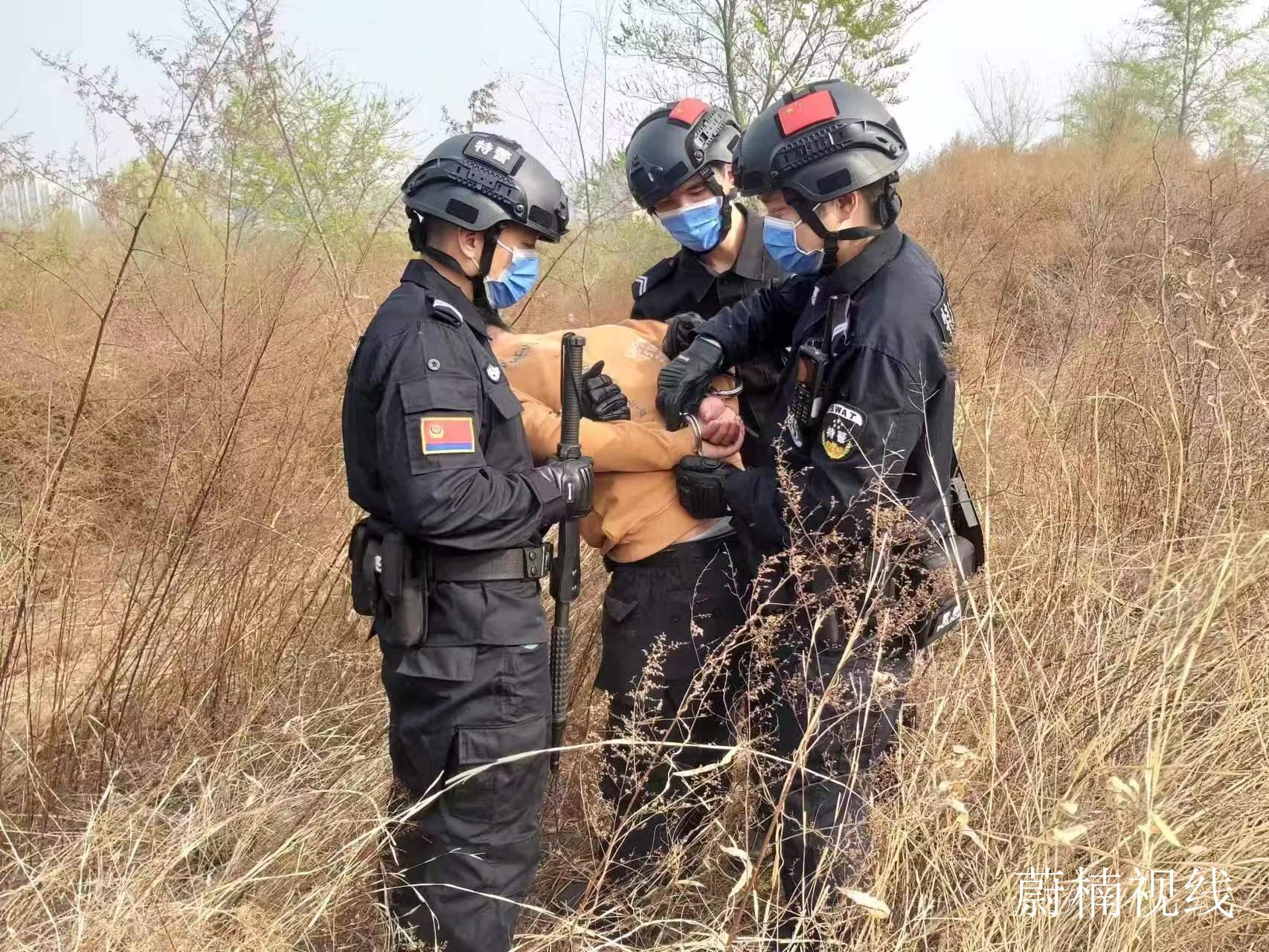 邢台市公安局信都分局特巡警大队 开展丘陵地带实战搜捕演练