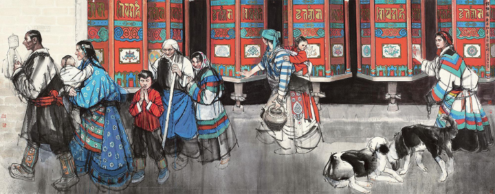 他因灵感枯竭出家，妻儿等他15年，还俗后成央美教授，一幅画卖1173万 
