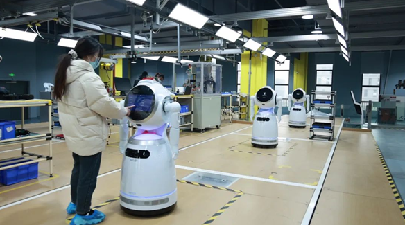 圖二 2022年12月，優必選人工智能產業園九江項目實現首台機器人成功下線.png