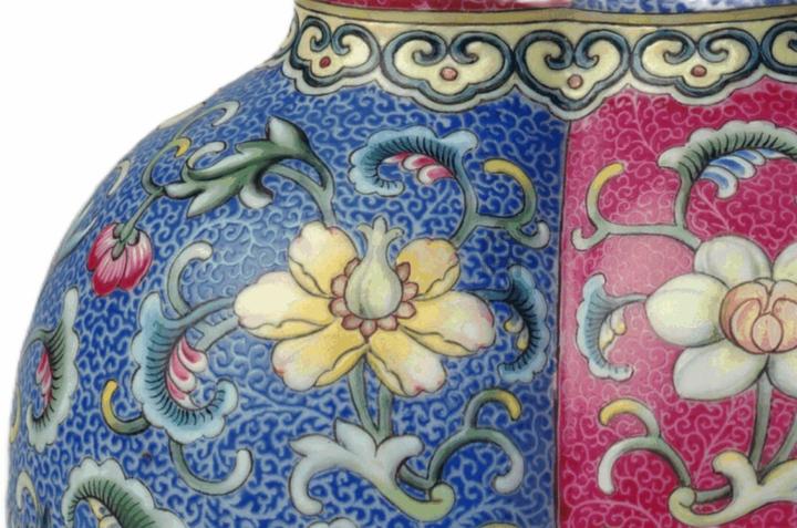 在庫有】 中国民国時代 粉彩大花瓶 磁母 瓷母 高さ49cm 陶芸