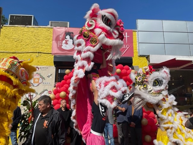 闽籍侨领参加法拉盛「花开几叶」中国风鲜茶店开业剪彩仪式 ... ... ..._图1-9