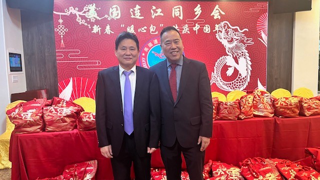 美国连江同乡会举办“新春暖心包-共庆中国年”新春茶话会_图1-6