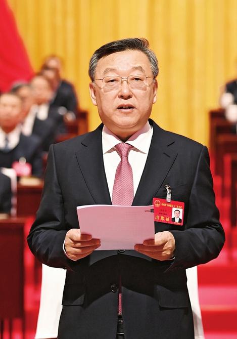 山西省十四届人大二次会议在太原隆重开幕 唐登杰主持会议 金湘军作政府工作报告 吴存荣 张春林出席_山西_新闻_华人头条