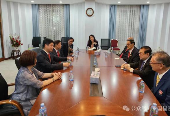 中国驻泰大使馆刘敬师参赞会见泰国华文民校协会第十二届主席黄迨光博士一行_加纳_新闻_华人头条