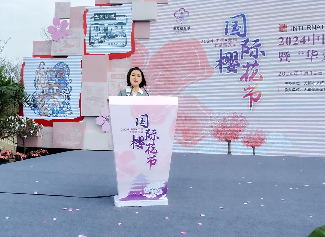 西非华声i2024中国无锡太湖鼋头渚国际樱花节盛大开幕