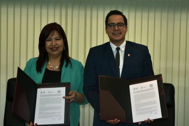 La rectora de la UNA, Zully Vera, y el titular del Cones, Federico Mora, integran la delegación paraguaya. Foto: Archivo