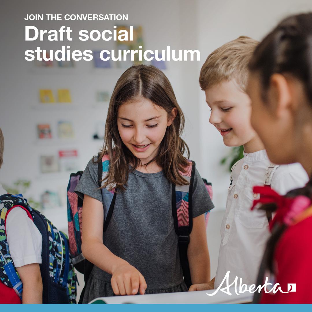 Julie Kusiek on X: "The Board of Trustees, educators, parents, community &  experts have been vocal on what they want to see in the AB social studies  curriculum. Today begins the next