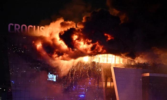 恐怖分子在 Crocus Foto Profimedia 中心引发的火灾