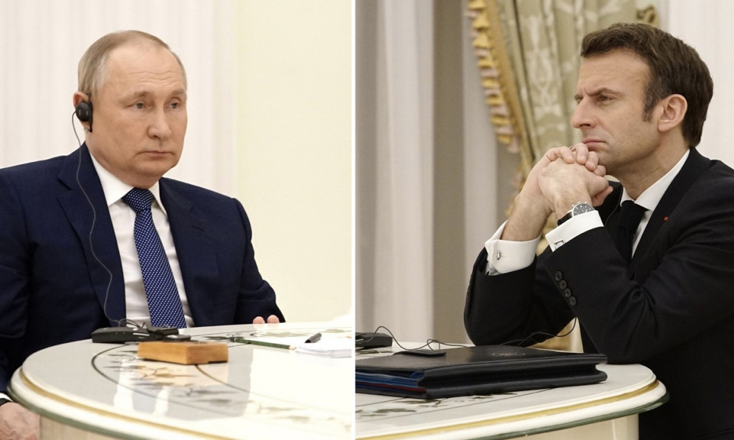 俄法领导人会议，俄罗斯莫斯科 - 2022 年 2 月 7 日