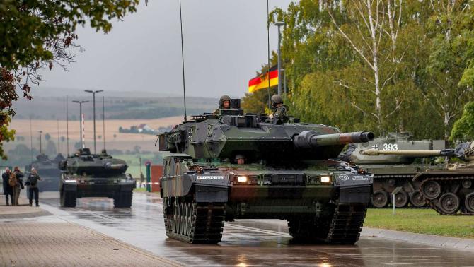 德国豹 2 主战坦克 照片：Bundeswehr
