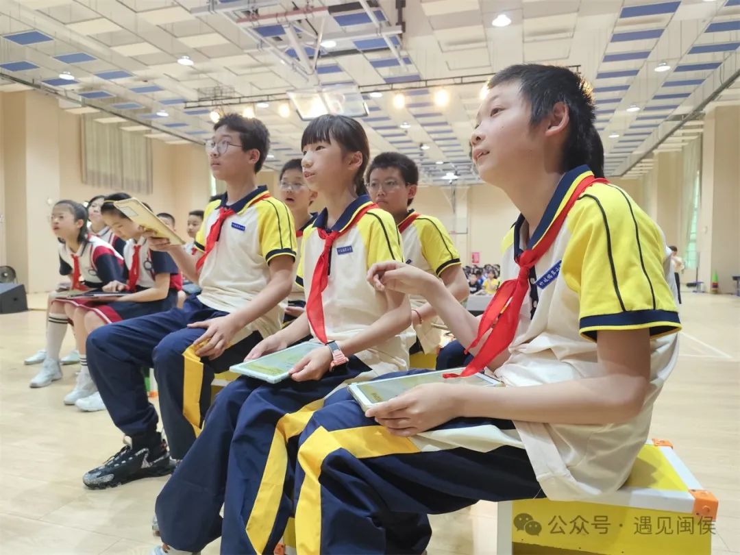 小学教育集团校本部,昙石分校,关口校区,榕岸校区四所学校的学生代表