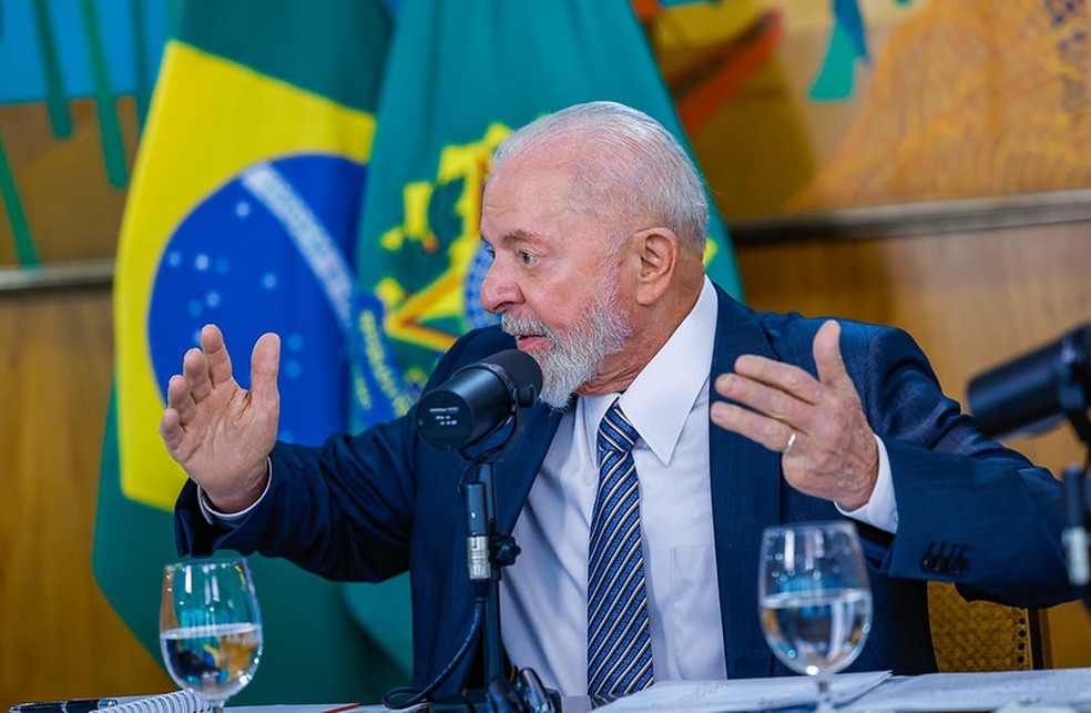 Presidente da República, Luiz Inácio Lula da Silva, durante entrevista em 26 de junho de 2024. — Foto: Ricardo Stuckert/PR