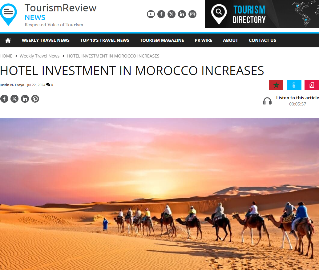 摩洛哥酒店投资飙升！2030世界杯成投资新引擎_摩洛哥_新闻_华人头条