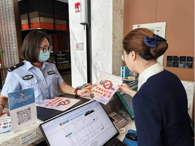 靖边县公安局开展涉外酒店走访检查工作 靖边县公安局开展涉外酒店走访检查工作