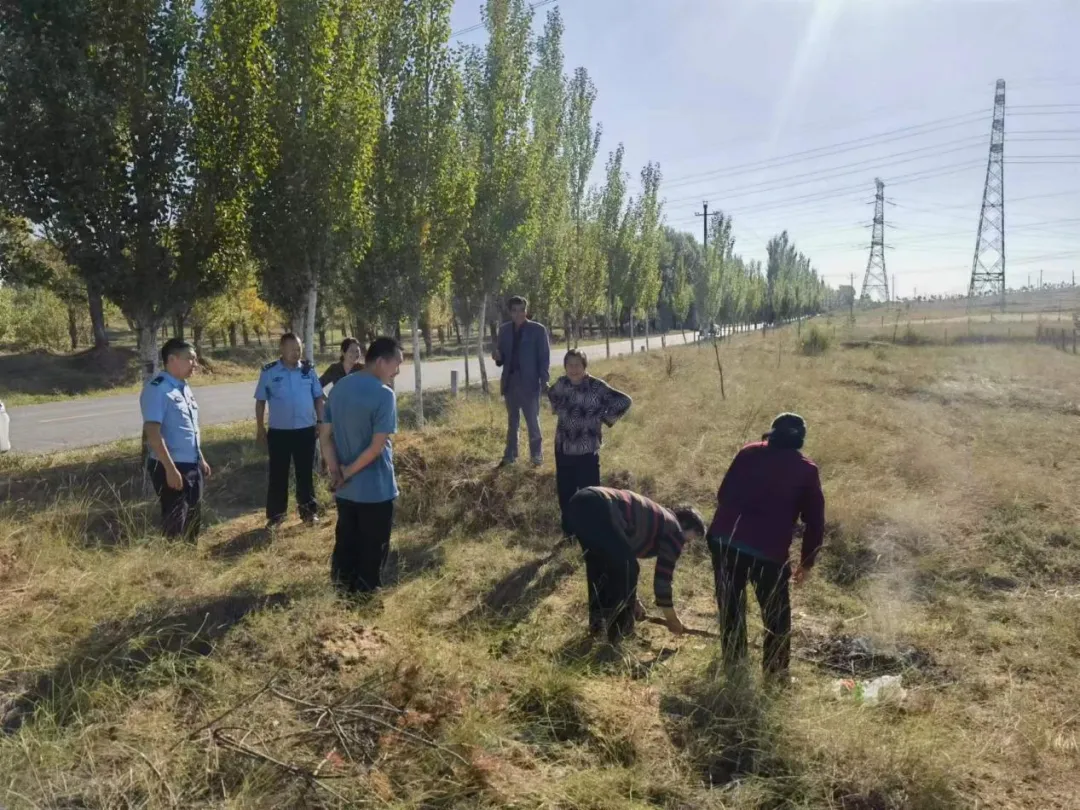 中元祭祀莫“惹火”！靖边公安扎实开展“中元节”森林防灭火巡查宣传