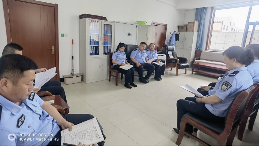 靖边公安掀起学习宣传贯彻党的二十届三中全会精神热潮