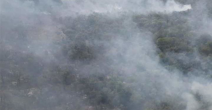 Se declaró Emergencia General por incendio forestal en el Parque Nacional Cerro Corá, Amambay - RCC