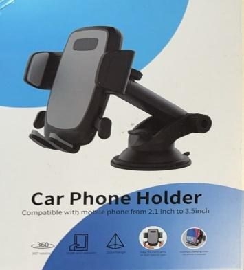 A car phone holder in a boxDescription automatically generated