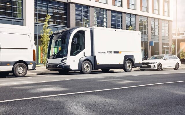 Israeli startup REE Automotive is a provider of a flat and modular chassis for electric vehicles, including trucks. (Courtesy)