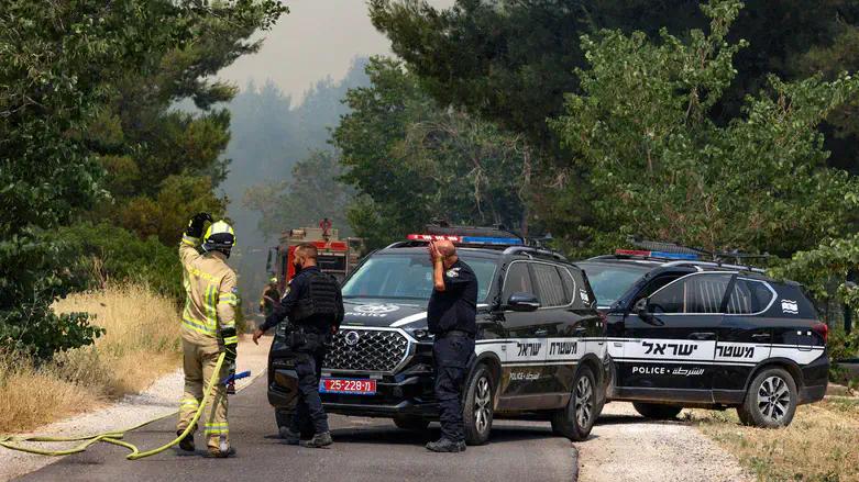 Scene of the strike in northern Israel