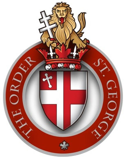 A red and white logo with a lion and a shield

Description automatically generated