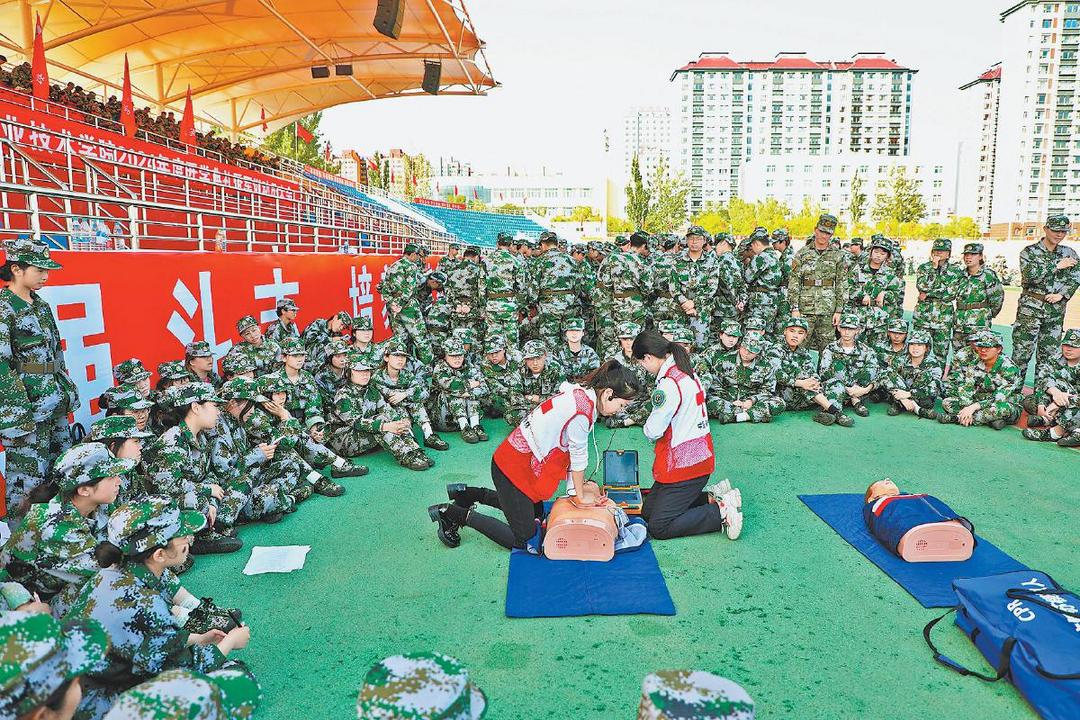 应急救护培训走进榆林职业技术学院