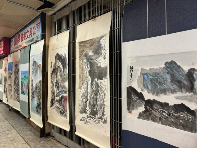 旅美著名书画家李兆银画展在纽约怡东商场开幕_图1-57