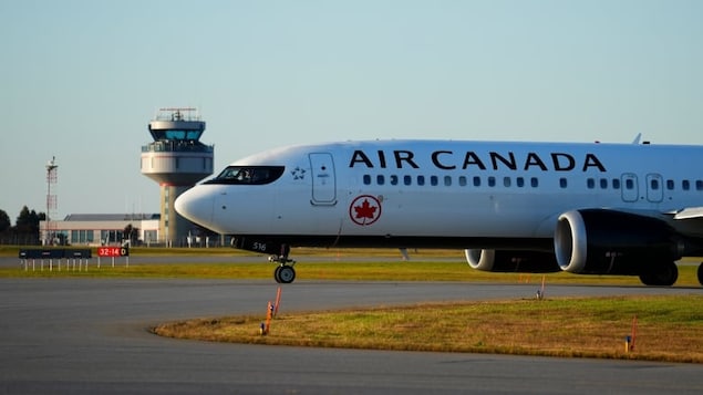 加拿大航空（Air Canada）的飞机。